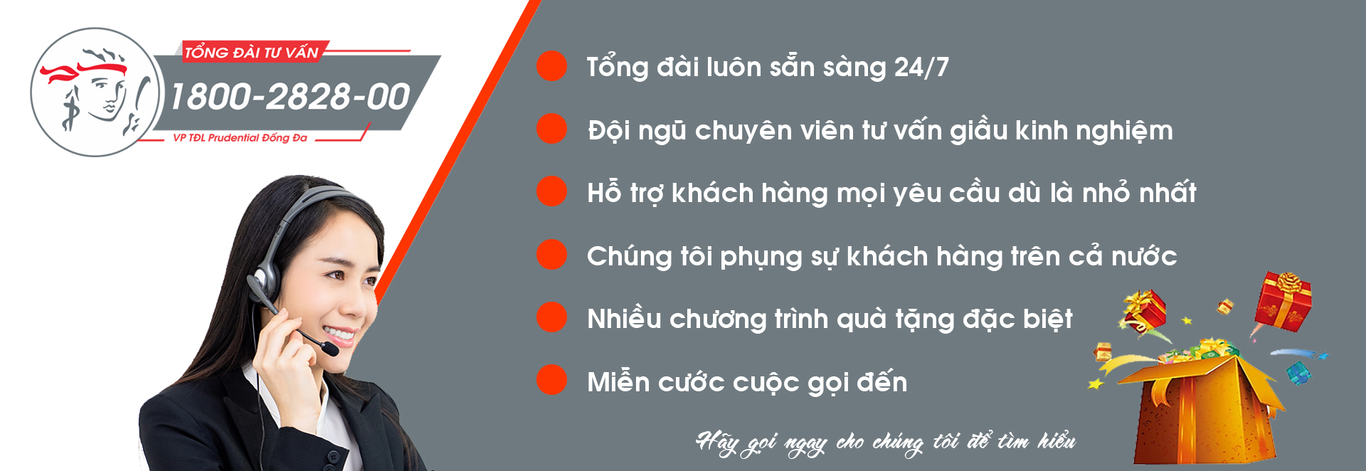 Quyền lợi tổng đài tư vấn bảo hiểm Prudential Đống Đa